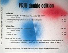 back cover to the N30 double edition.