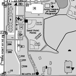 Map of Sand Point Magnuson Park