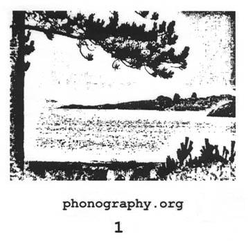Cover to phonography.org 1.