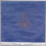 album cover of Tactical Sound number 5 has a deep blue background with a translucent three dimensional image of a pyramid in the center
